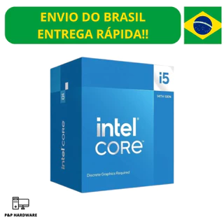 Processador Intel Core i5-14400F, 10-Core, 16-Threads, 3.5GHz (4.7GHz Turbo), Cache 20MB, LGA1700, BX8071514400F