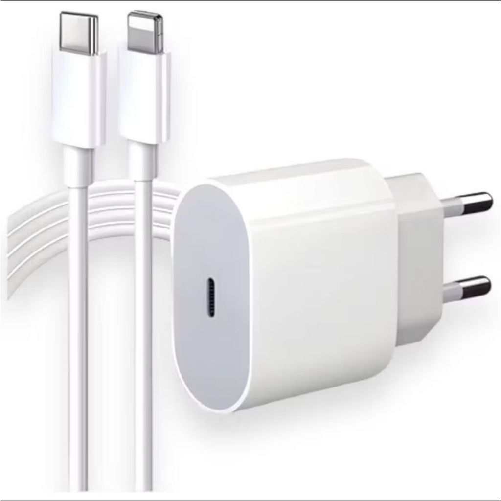 Carregador Original Apple 20W USB-C + Cabo USB-C para Lightning — Carregamento Rápido