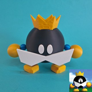 Boneco King Bob-omb Da Série Super Mario (versão Mario 64) em Oferta na Shopee