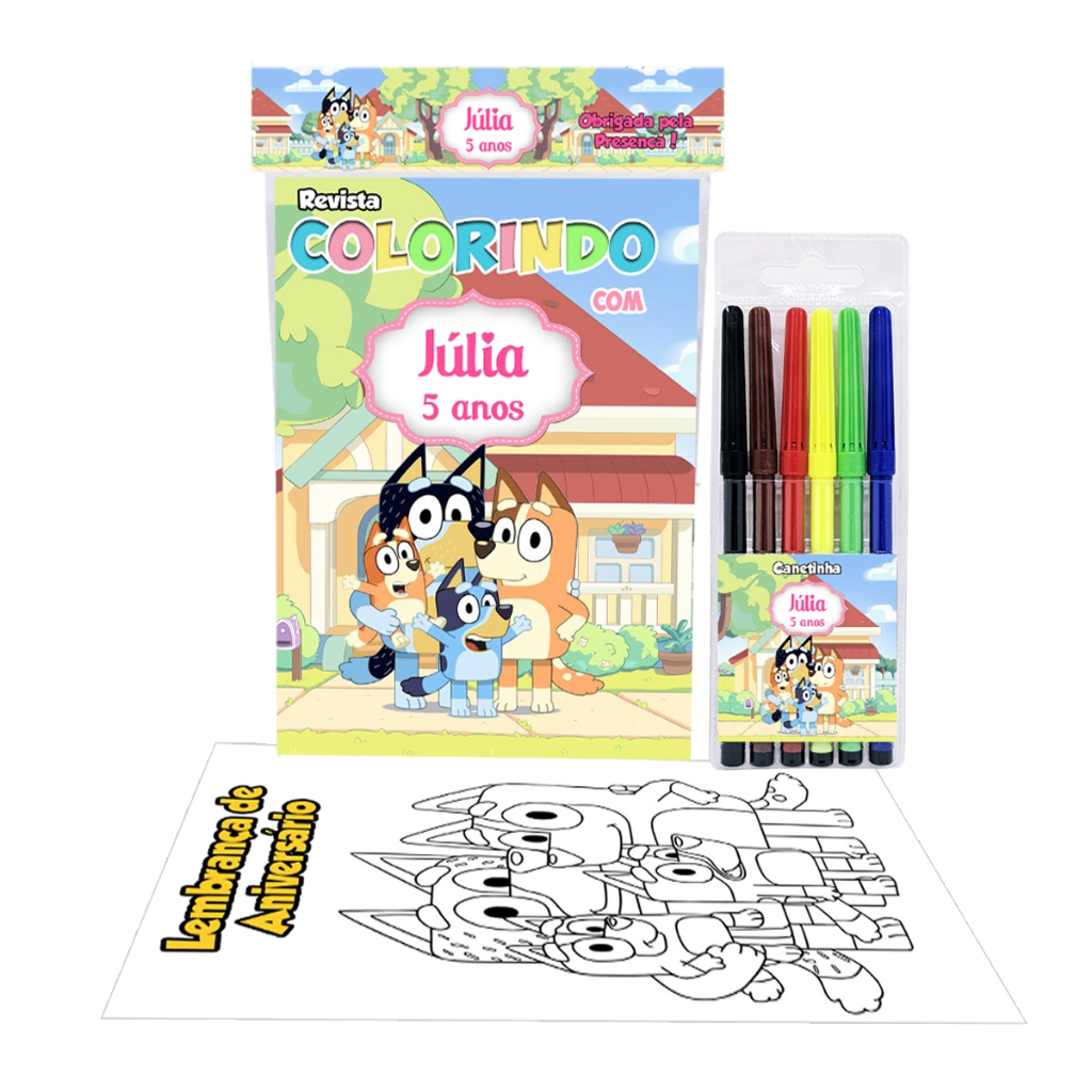 30 Kits Livro Colorir Pintar Com Canetinha A Temas Diversos | Shopee Brasil