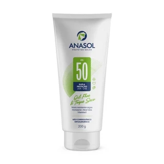 Protetor Solar Corporal LOÇÃO ANASOL FPS 50 Toque Seco 120g 200g KIT Grande Resistente à Água