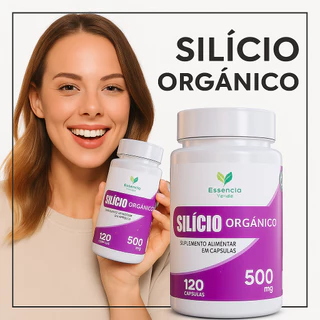 Kit Silicio Organico 120 Capsulas Ácido Ortosilícico 100% Original Efeito Lifting em Oferta na Shopee
