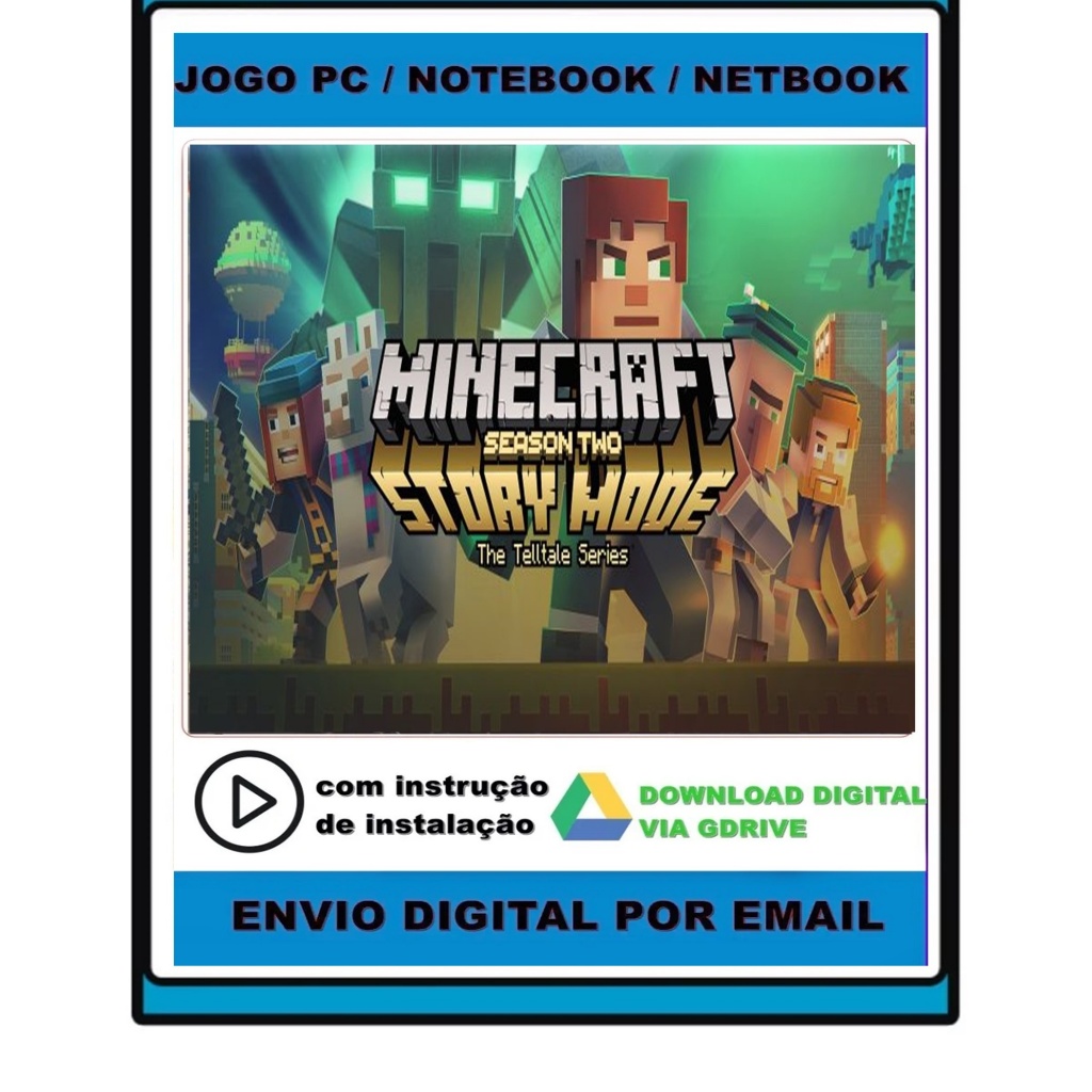 Minecraft Story Mode - Season Two Complete - Pc | Shopee Brasil