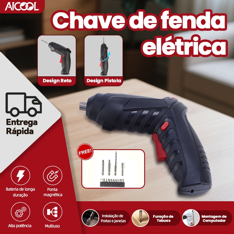 AICOOL Chave de fenda elétrica multifuncional / Um dispositivo, dois ...