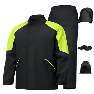 Capa de chuva para ciclismo Capa Chuva Moto Emborrachada Impermeável Reforçada Com Capuz