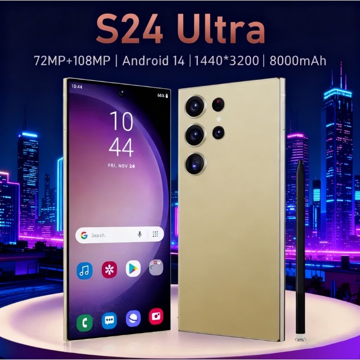 BML Galaxy S24 Ultra 512GB / 12GB RAM (+4 dinâmica) 5G LTE - Bateria 8000 mAh