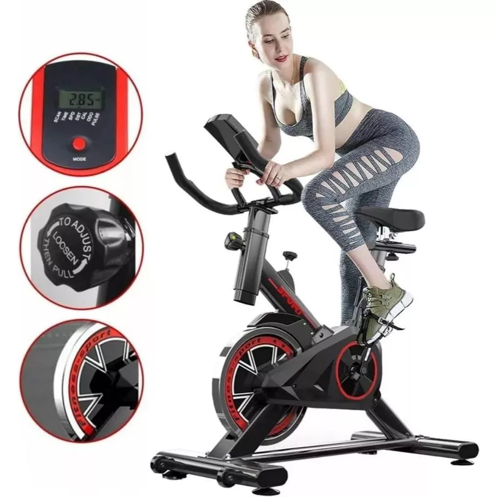 Bicicleta Ergométrica Spinning Bike Mecanica 3kg Fitness Profissional