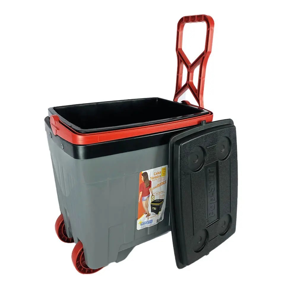 Caixa Térmica 34 Litros c/rodas | Shopee Brasil