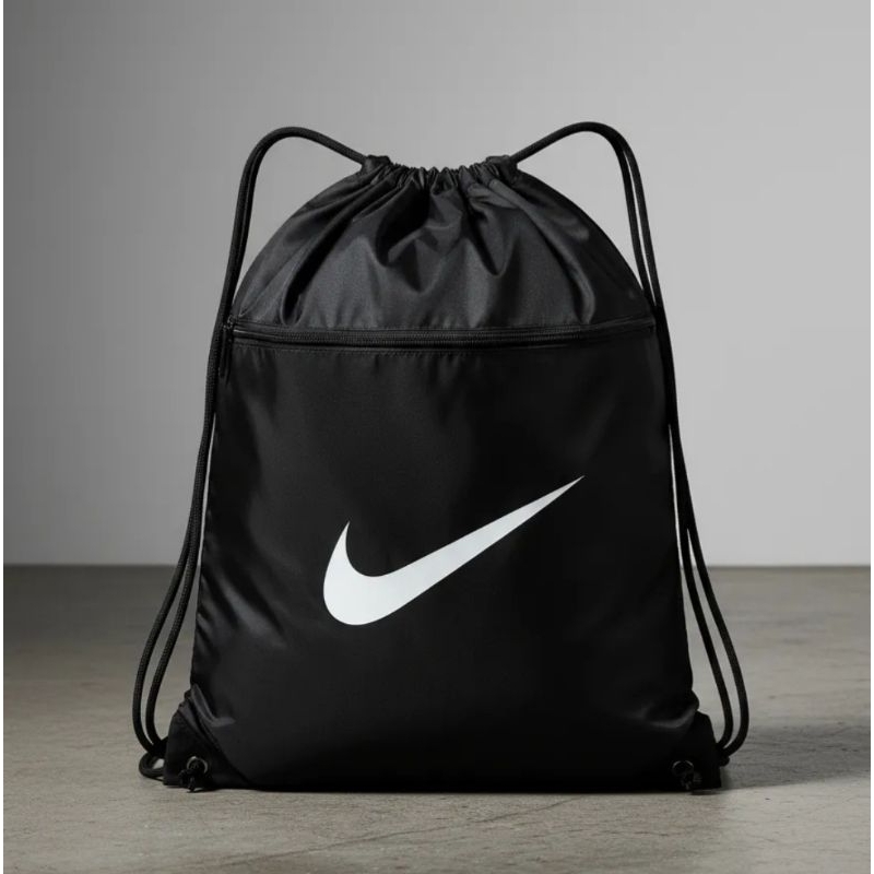 Mochila saco nylon impermeável Resistente unissex