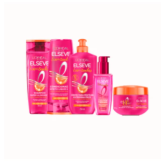 Kit Elseve Liso dos Sonhos - Linha Completa em Oferta na Shopee