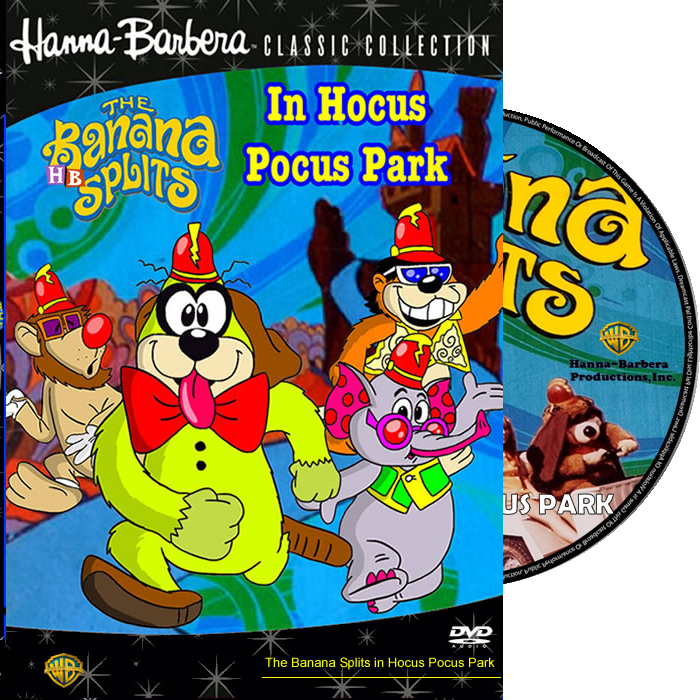 DVD - The Banana Splits in Hocus Pocus Park Desenho clássico
