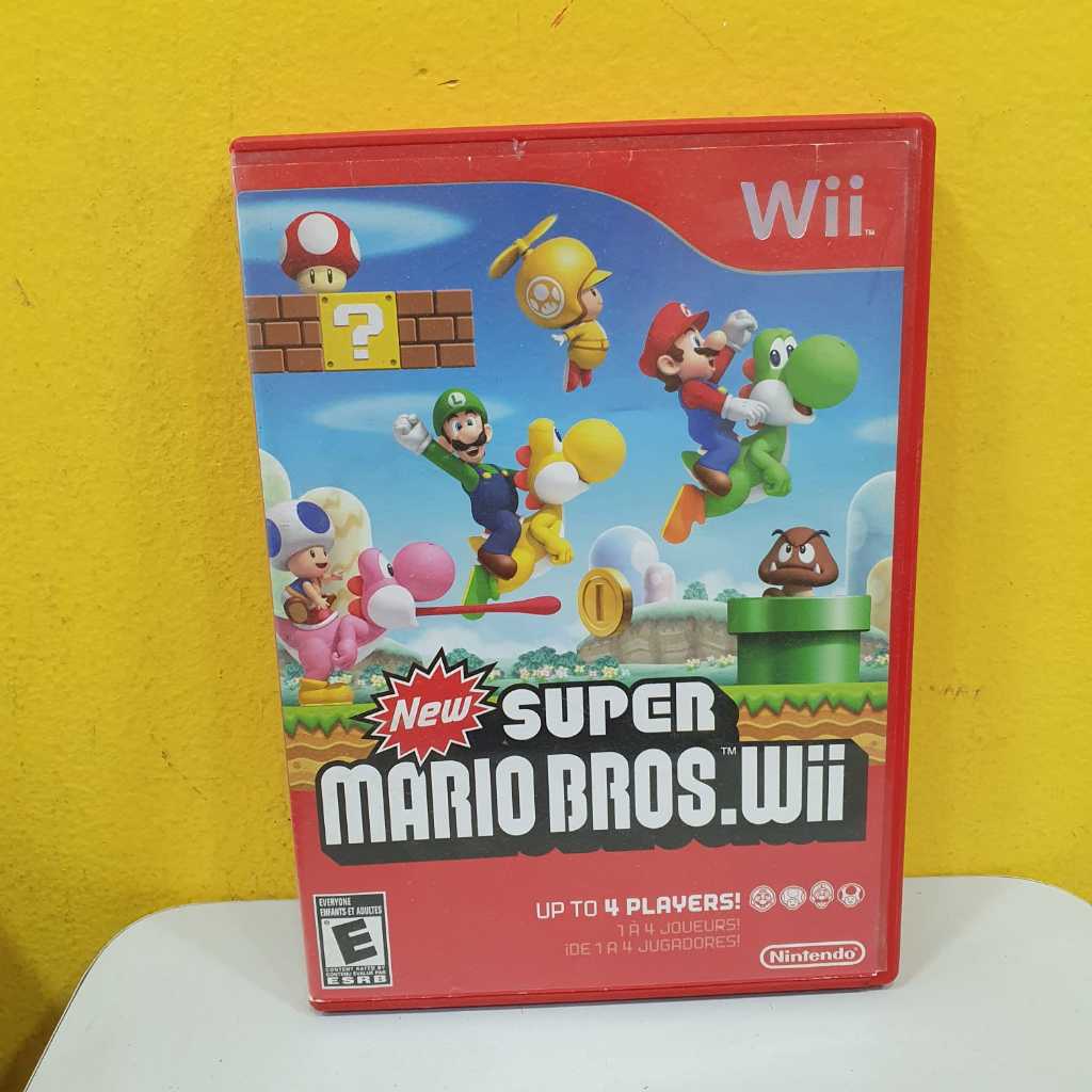 Jogo Wii Super Mario Bros - Original - Nintendo / Com O Encarte ...