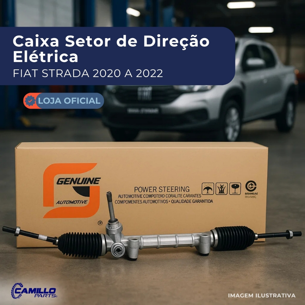 Caixa Direção Elétrica Genuine Automotive Fiat Strada 2019 A 2024 ...