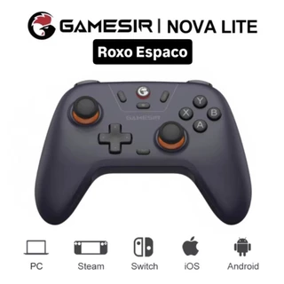 Controle Gamesir T4 Nova Lite (com receptor) - Sem Fio Para Pc Switch Android los Steam Celular Hall Effect Original