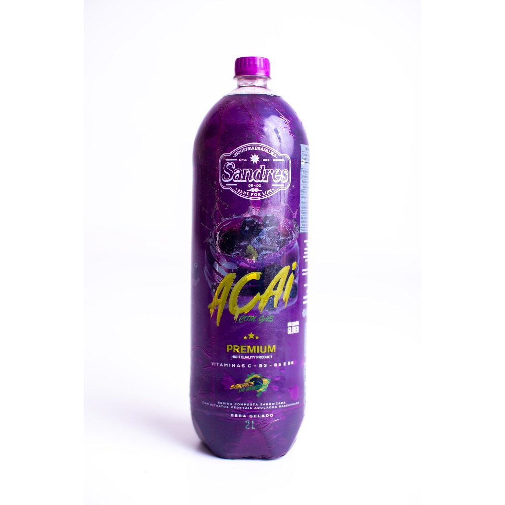 Bebida energética sabor Açai pac com 6 un de 2 litros | Shopee Brasil