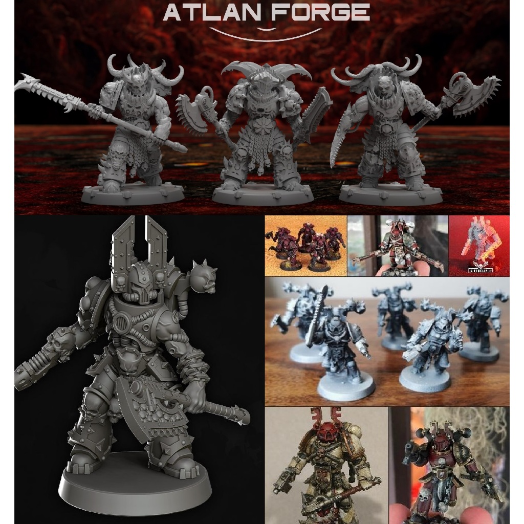World Eaters Warhammer 40k - Proxies Para Jogar - Kharn Berzerkers ...