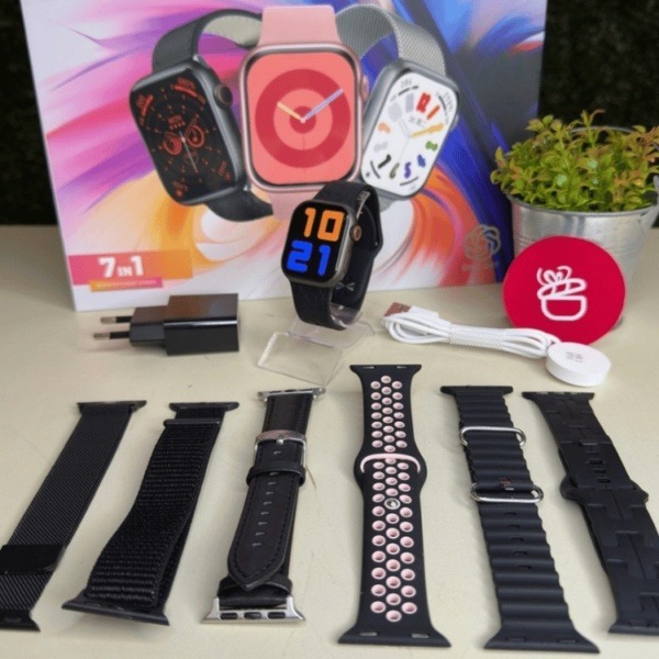Smartwatch HW WATCH X Com 7 Pulseiras 46mm e HW X MINI 41mm