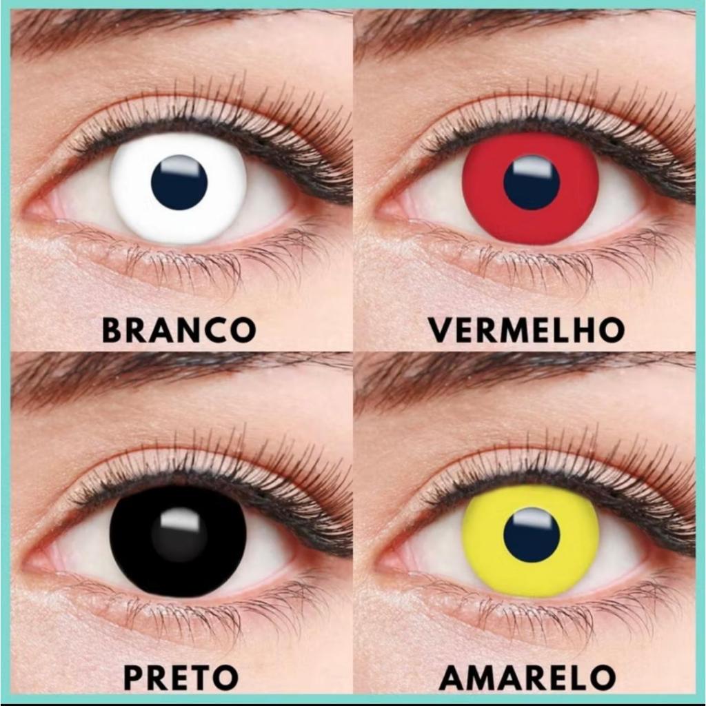 Lentes de Contato Halloween Cosplay Fantasia | Shopee Brasil