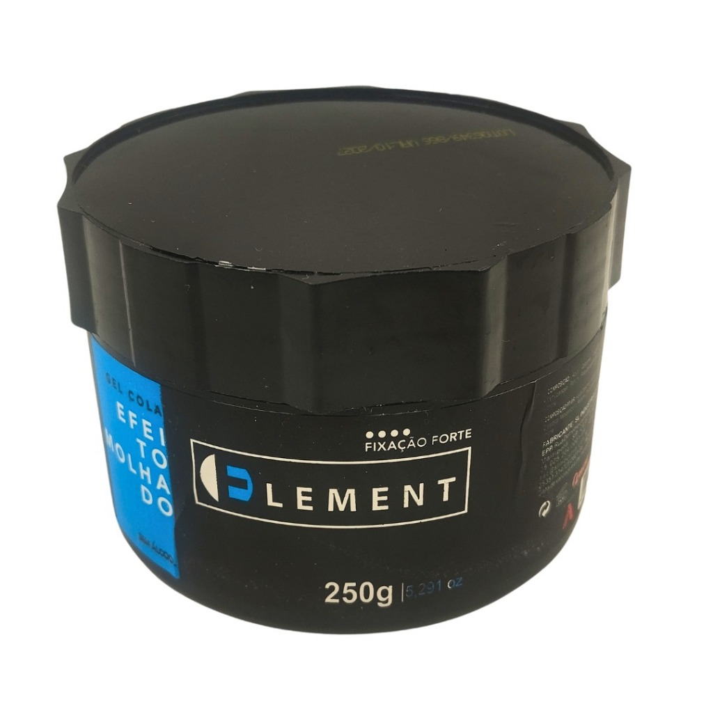 Gel Cola For Men Element 250 g Fixação Forte e Brilho Médio Uso ...