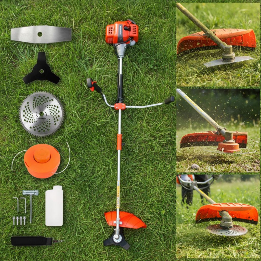 Roçadeira 4x1 Profissional Gasolina Nakasaki 75cc 3hp 2 Tempos com