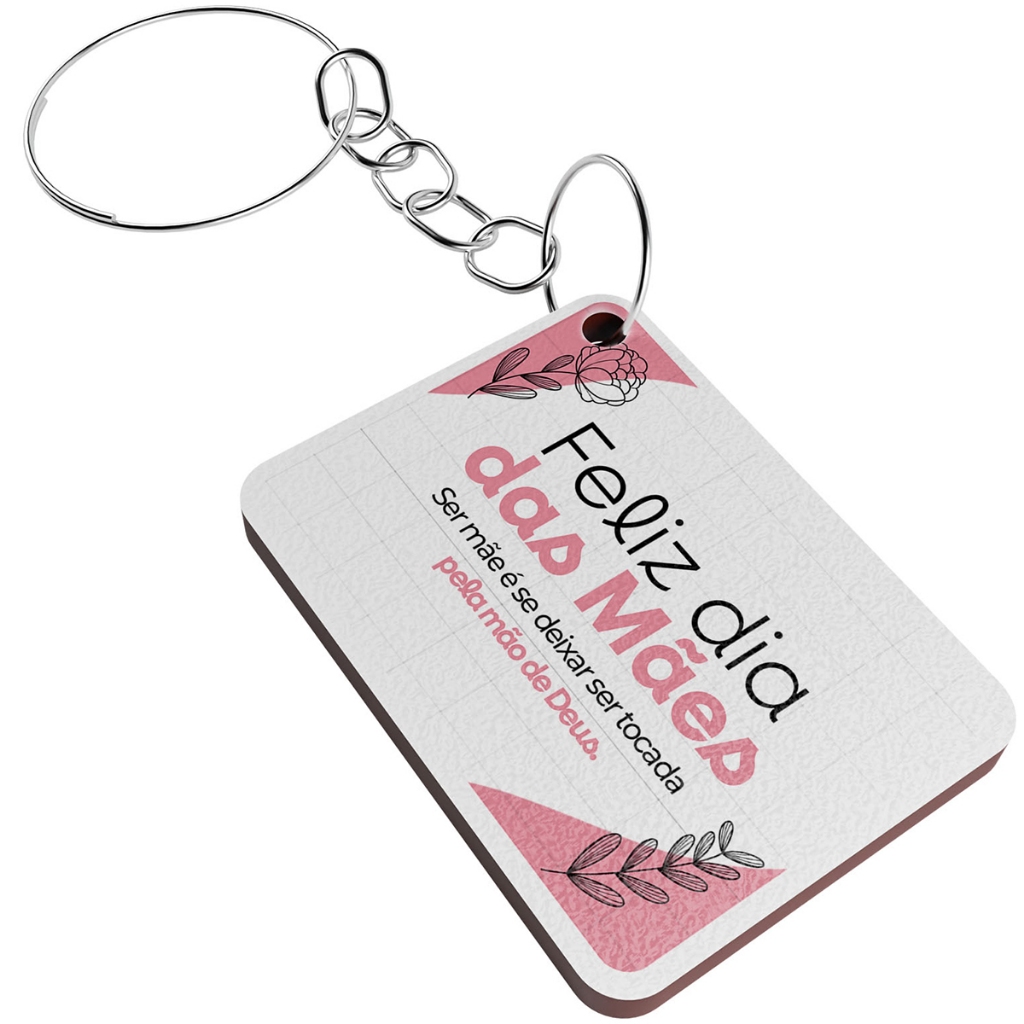 Lembrancinha Chaveiro Dia das Mães Pela Mão de Deus Feito Em Mdf em Oferta na Shopee