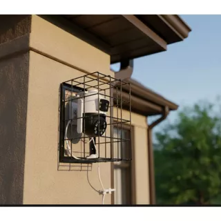 Grade Reforçada Para Proteção De Câmera Cor Preto speed dome wi-fi