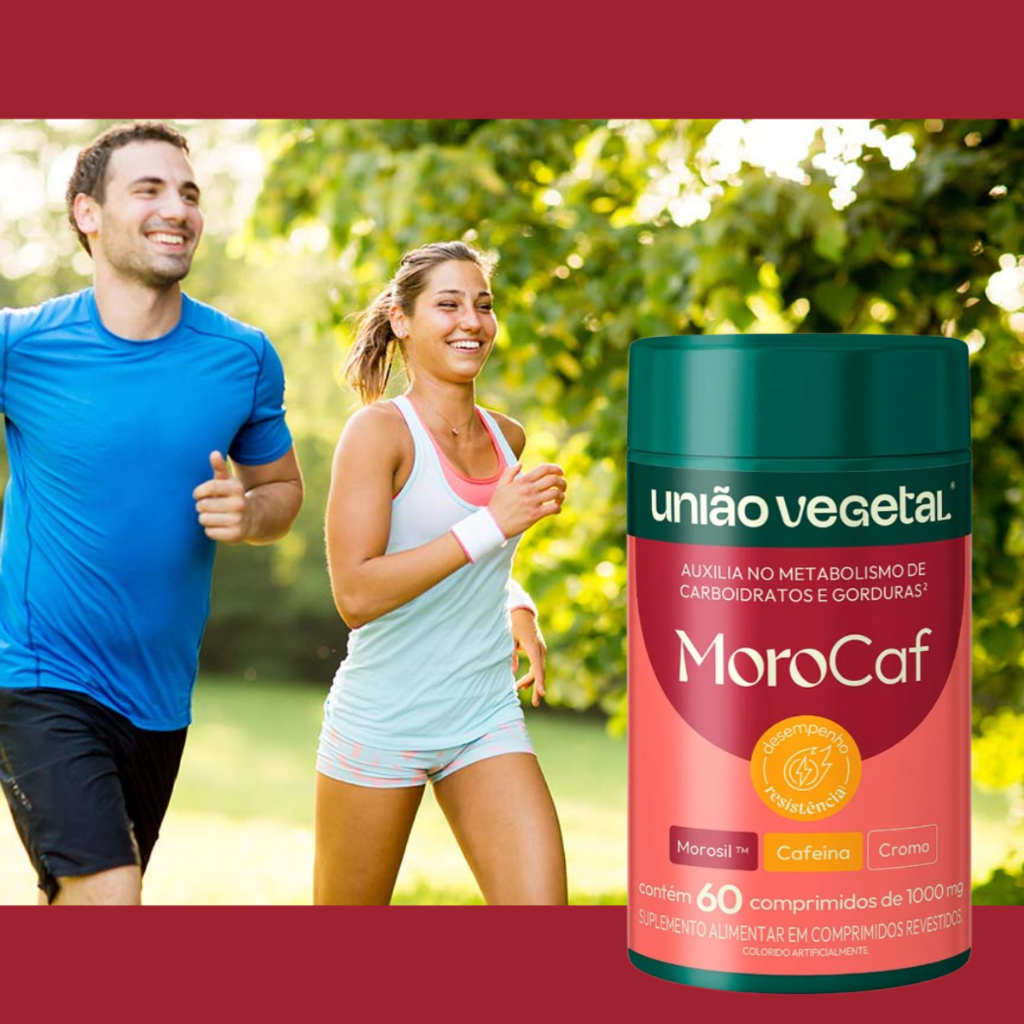 MoroCaf 60 cps Morosil Cafeina Cromo - União Vegetal | Shopee Brasil