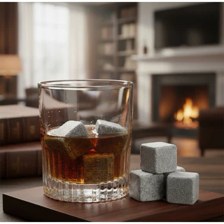 Gelo De Pedra Sabão Ideal Para Drinks E Whisky 1 unidade