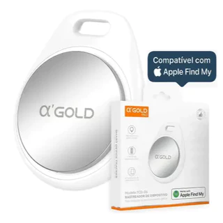 Smart Tag Rastreador GPS Localizador A’GOLD TCD-06 – Anti-perda Bluetooth Compatível com Apple Find My