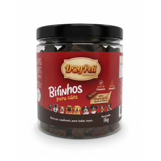 Petisco para Cães Bifinho Dog Peti Super Sabor Churrasco 1kg Extra Macio Adestrar cachorros Recompensa Pet em Oferta na Shopee