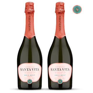 2un Espumante Cuvée Elit Brut Rosé 750ml (Região da Serra Gaúcha) - Santa Vita