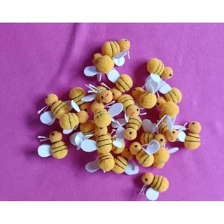 Abelhas pompom. kit com 5, 10 e 15 unidades.