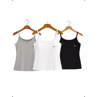 Kit 3 Regatas Femininas Alcinha Plus Size inG — Rayon (Viscose)+Elastano — GG a G5