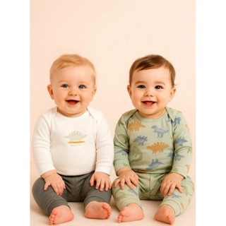 🦕 Conjunto Carter ' sBaby Dino – 4 Peças (3M a 12M) em Oferta na Shopee