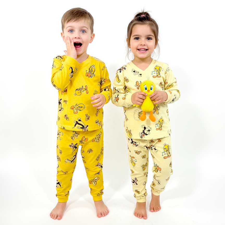 Pijama Infantil Feminino Menina Blusa e Calça Longa Inverno Roupa de dormi em Oferta na Shopee