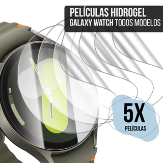 5 3 1 Películas Hidrogel para Samsung Galaxy Watch 8 7 6 5 Pro 4 6 Fit 3 Classic 44 42 43 46 47mm