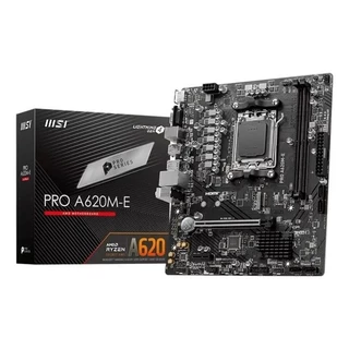 Placa Mãe Msi Pro A620m-e Matx Am5 Ddr5 Hdmi Vga M.2 Usb 3.2 nova