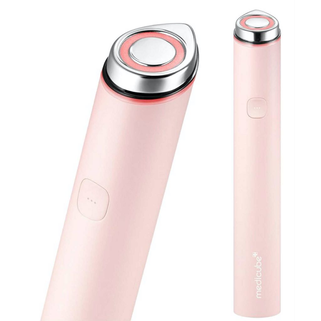 MediCube Booster Pro MINI (Branco/Rosa) Age-r + Máscara De Folha