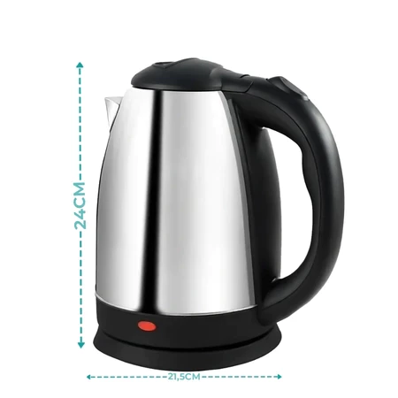 Chaleira Elétrica Térmica Bule Com Tampa material Inox 1,8L 220v