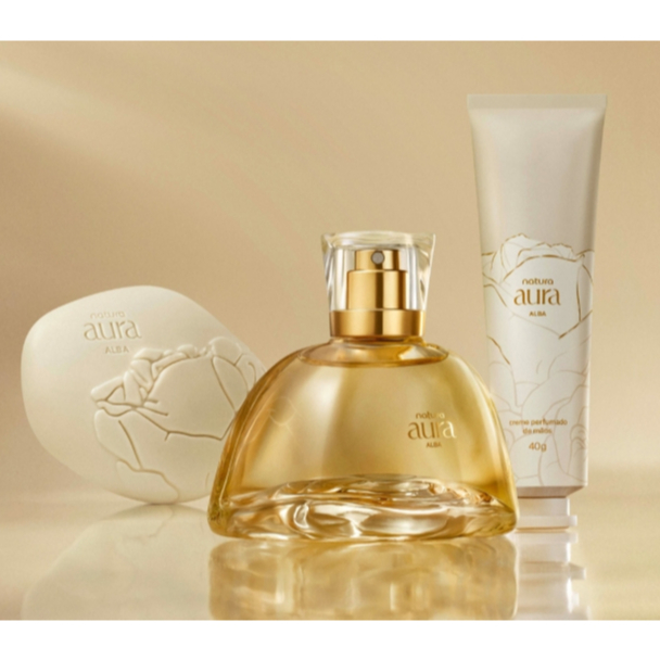 Kit Natura Aura Alba 3 itens | Shopee Brasil
