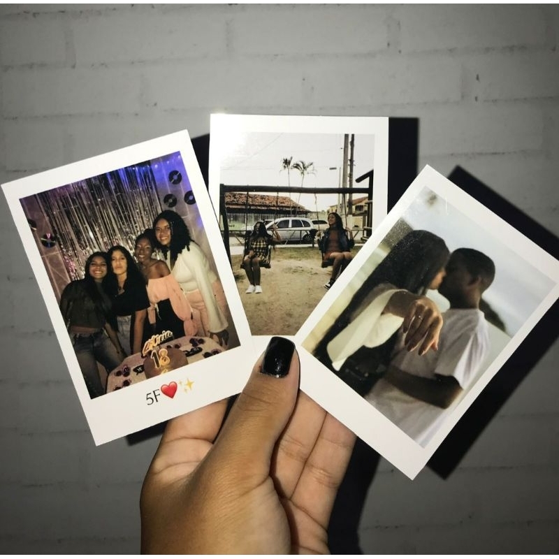 Mini Fotos Estilo Polaroid Tamanho 7,5x10 Kit de 60 Unidades