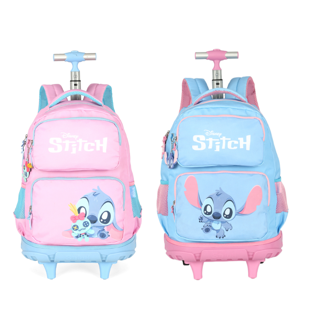 Mochila de Rodinhas Stitch Cute UP4YOU MC50042SC Lançamento 2026