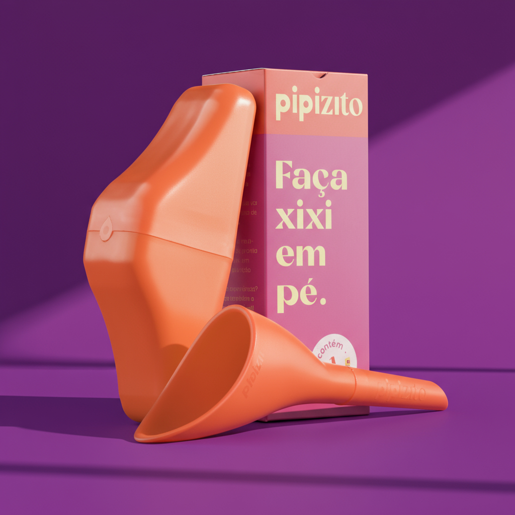 Pipizito Funil Urinário Reutilizável - Laranja | Shopee Brasil