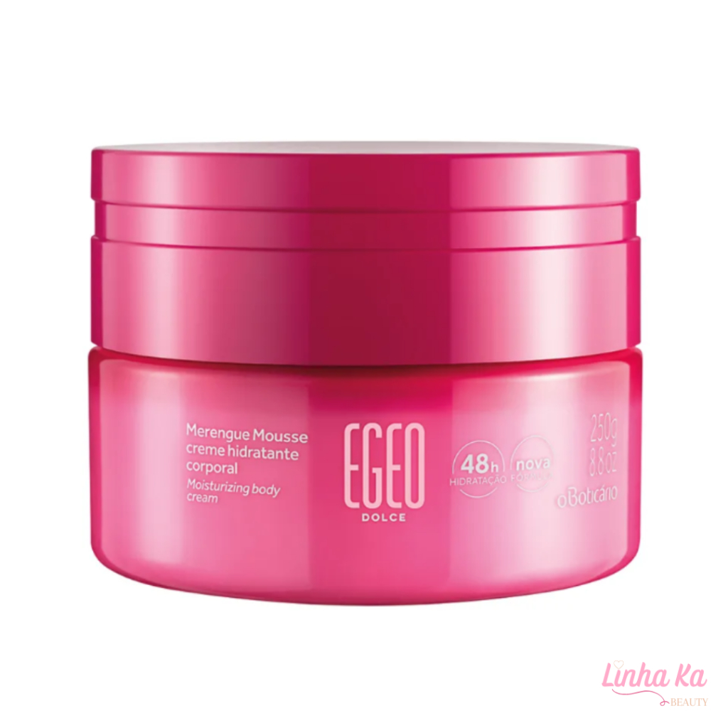 Mousse Hidratante Desodorante Corporal Egeo Dolce Merengue 250g o Boticário em Oferta na Shopee