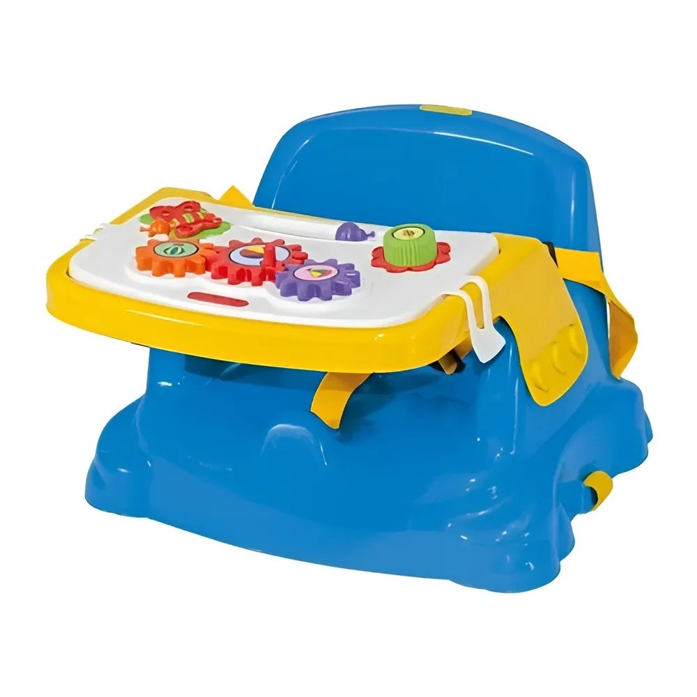 Cadeira de Alimentação e Atividades para Bebê Azul | Shopee Brasil