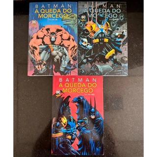 Hq Batman A Queda do Morcego Completo - Vol. 1 ao 3 - DC Comics - Panini