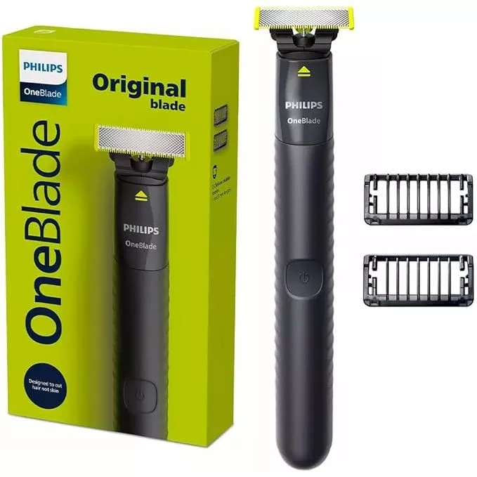 Aparador E Raspador Oneblade Philips Qp1424/10 Com 2 Pentes Preto ...