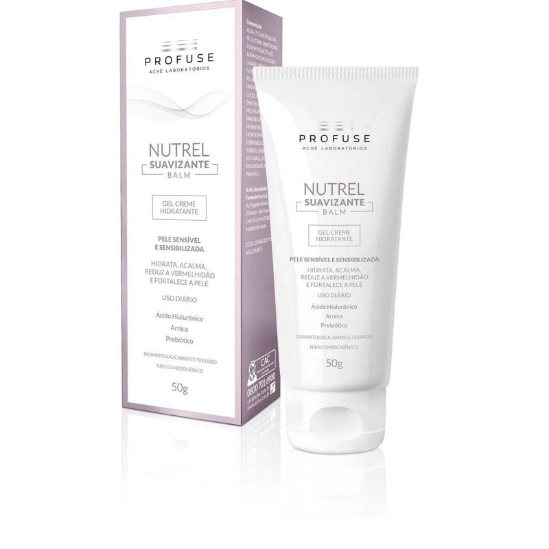 Gel Creme Hidratante Profuse Nutrel Suavizante Balm Peles Sensíveis 50g ...