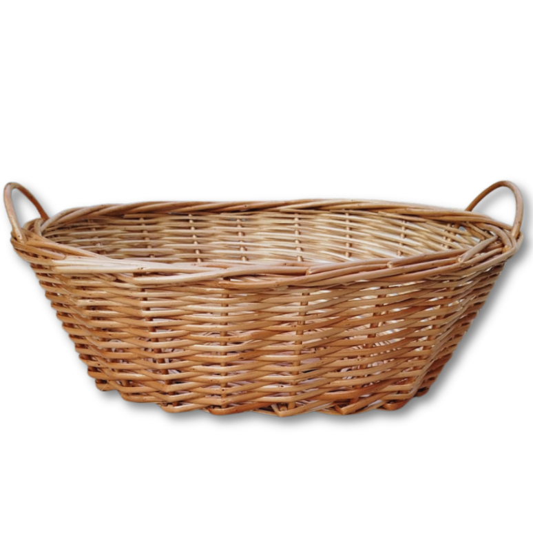 Cesta Para Pães Pequena Mini 3 Tamanhos Vime Envernizado