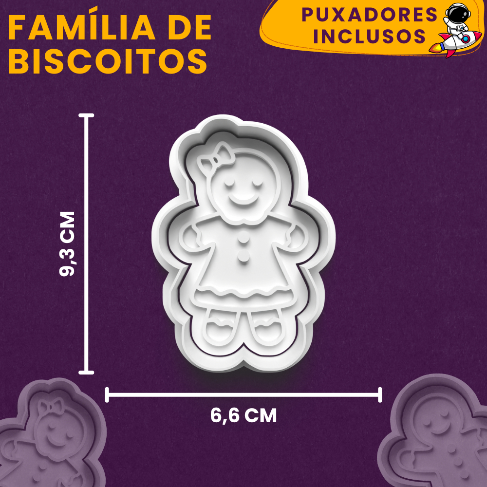 gingerbread man em Promoção na Shopee Brasil 2026